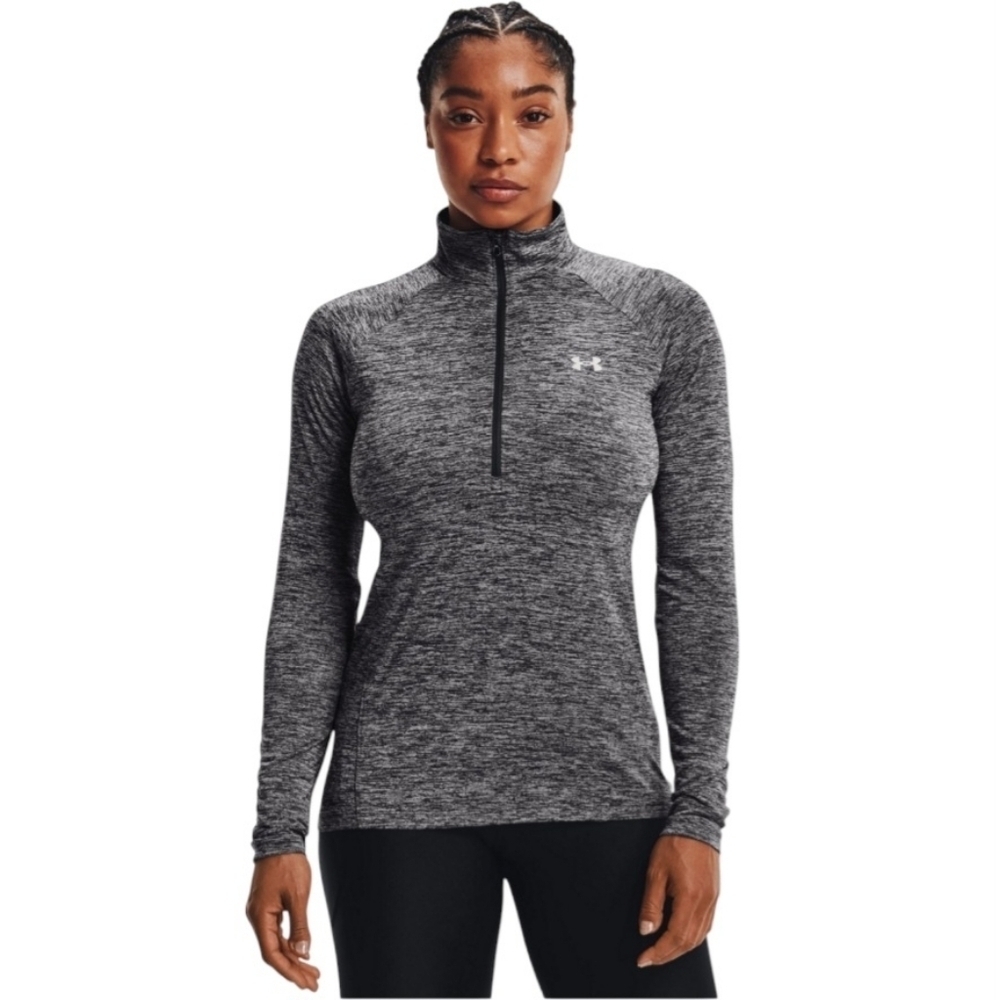 Under Armour Womens Heat Gear 1/2 Zip Athletic Workout Top Size‎ M